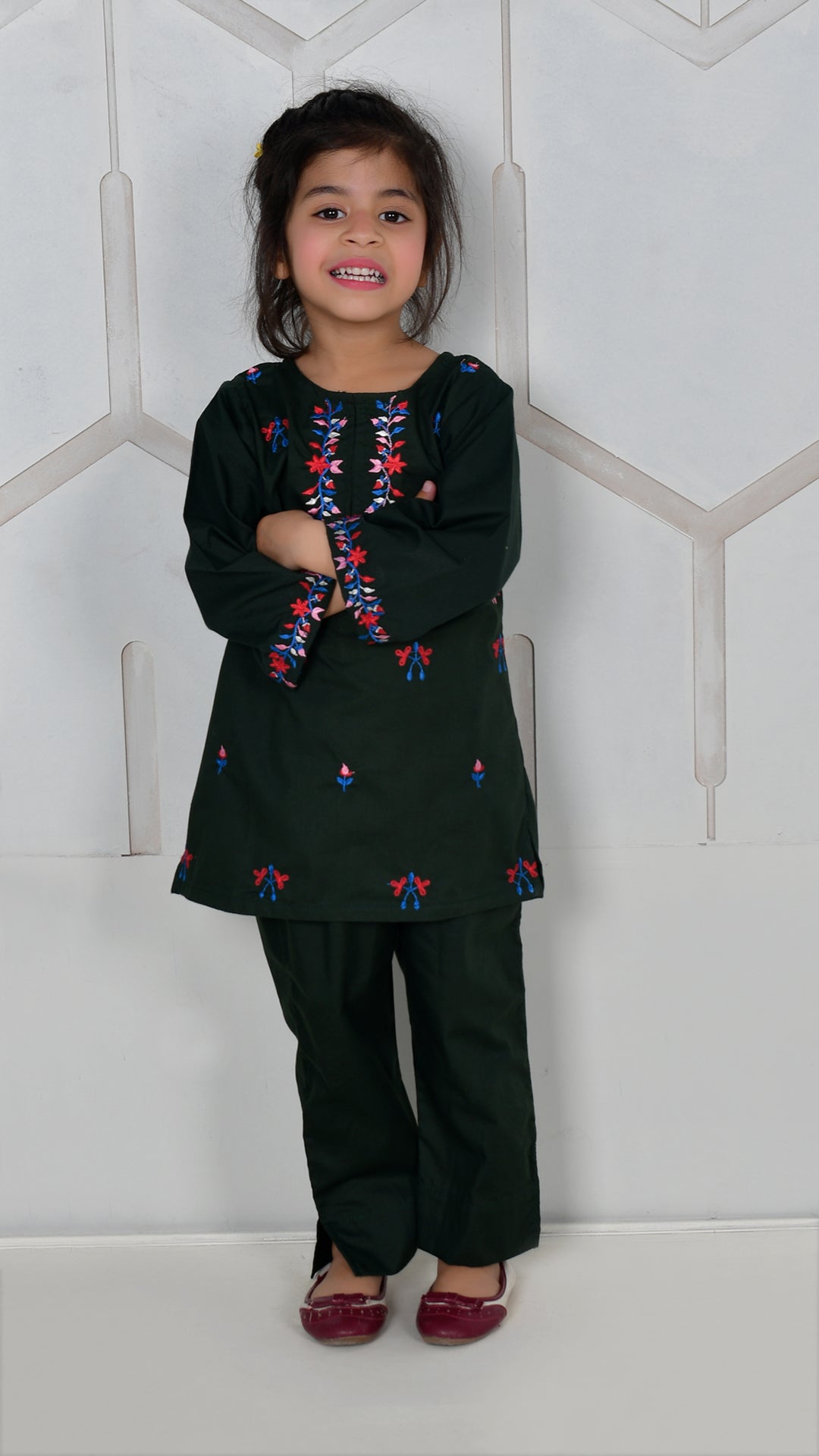 Embroidered Kameez & Trouser