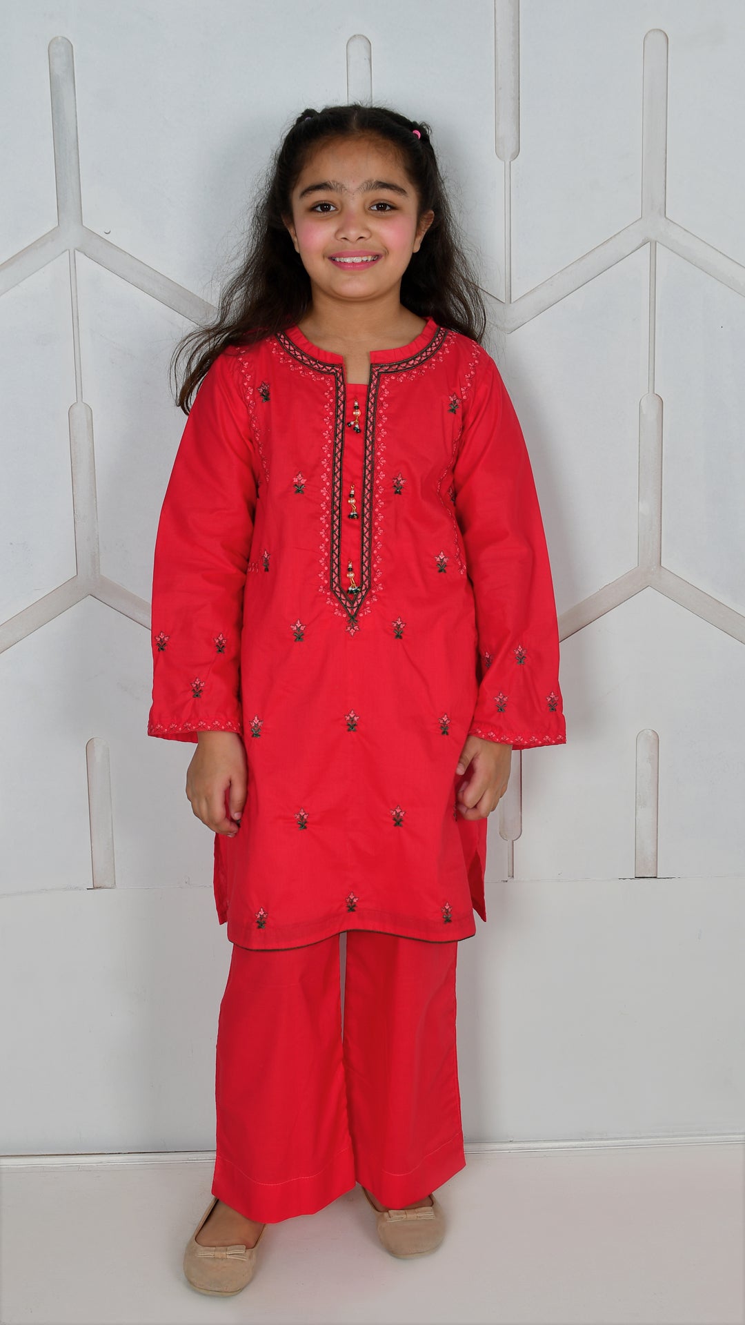 Embroidered Kameez & Trouser