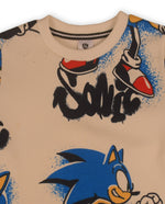 Load image into Gallery viewer, Sonic White Blue Sweatshirt
