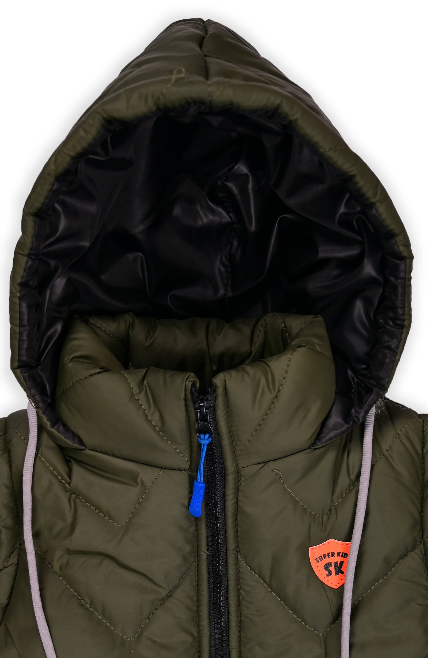 Hooded Sleeveless Puffer Jacket