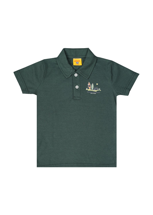 Plain Green Polo Shirt