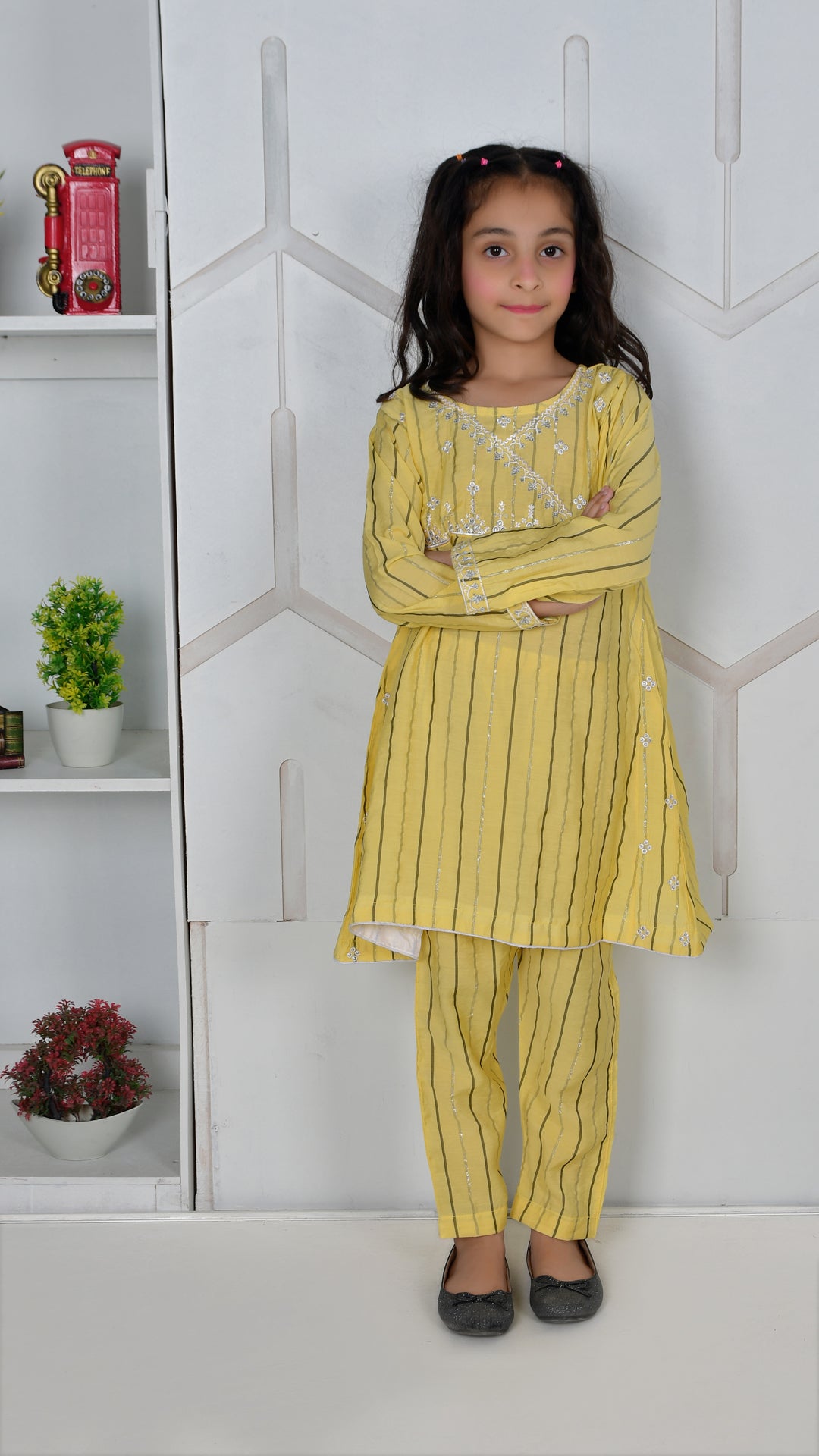 Embroidered Kameez & Trouser