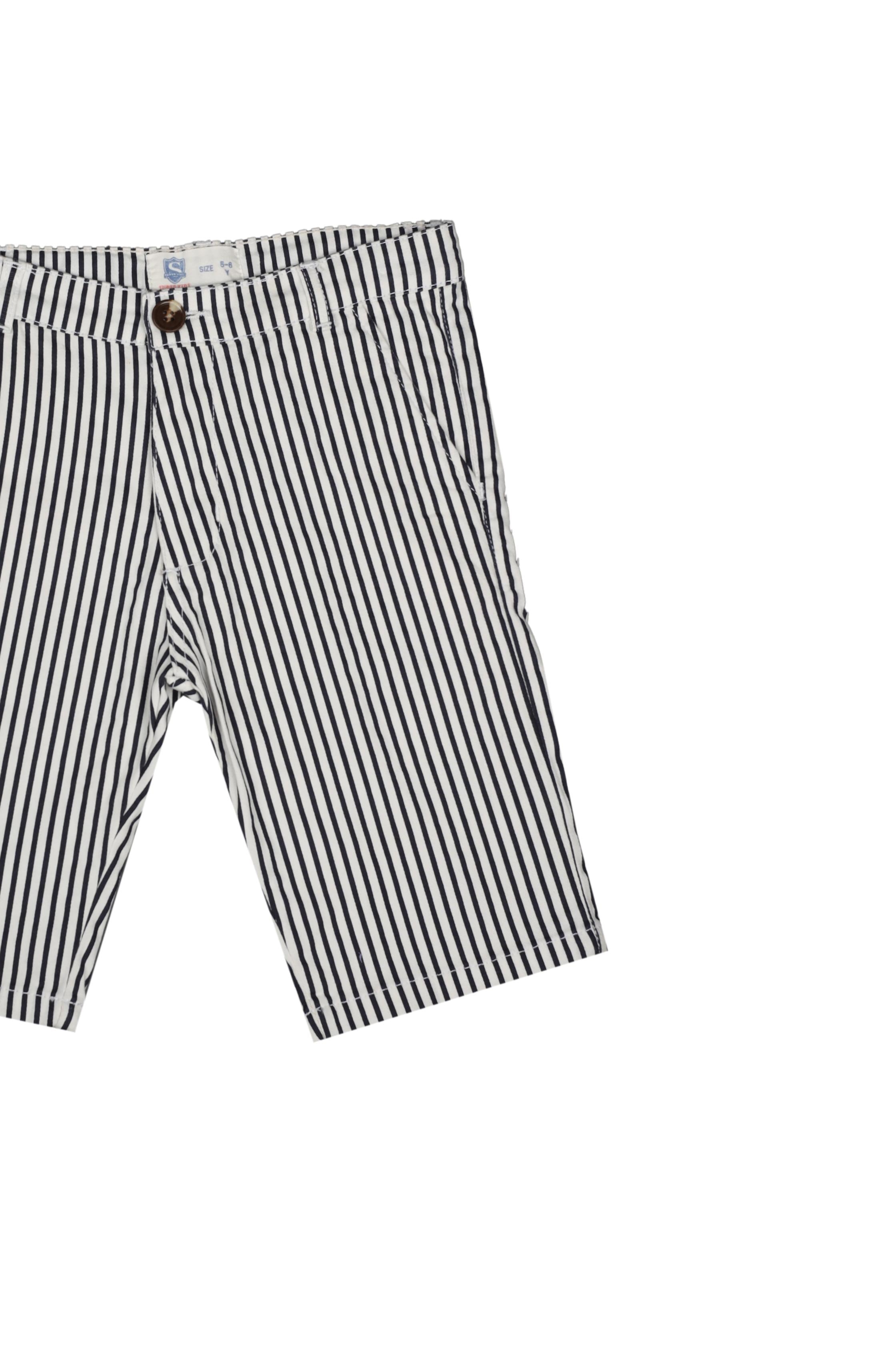 Stripped Lining Cotton Short