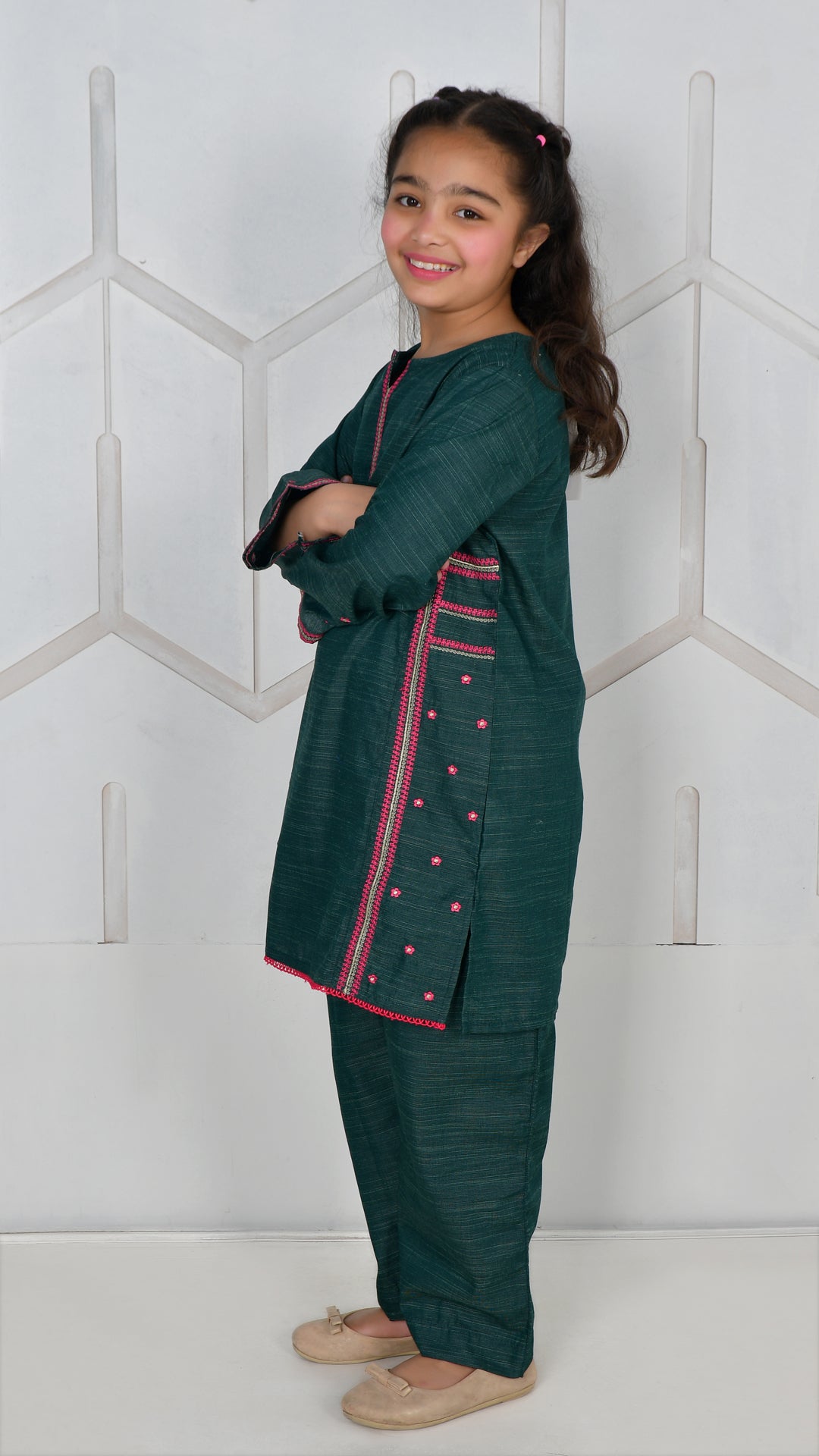 Embroidered Kameez & Trouser