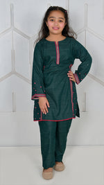 Load image into Gallery viewer, Embroidered Kameez &amp; Trouser
