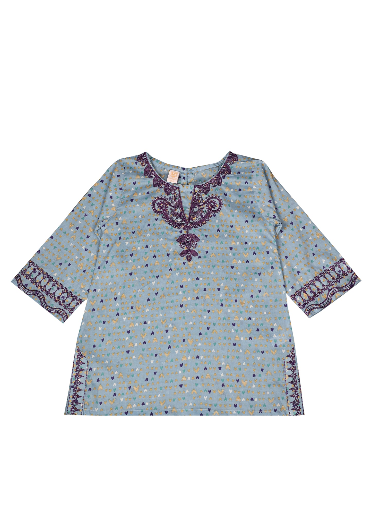 Embroidered Kameez With Trouser