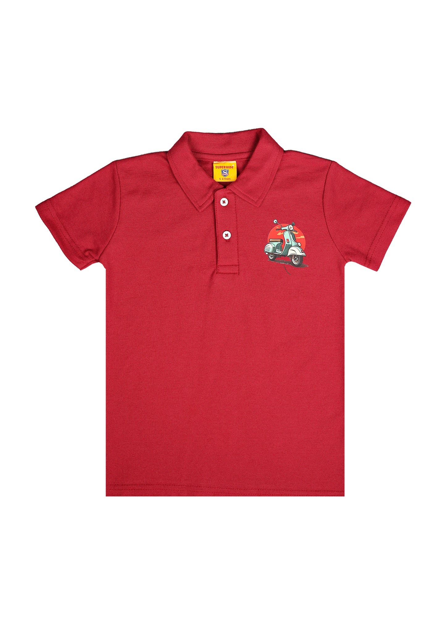 Scooter Grapic Polo Shirt
