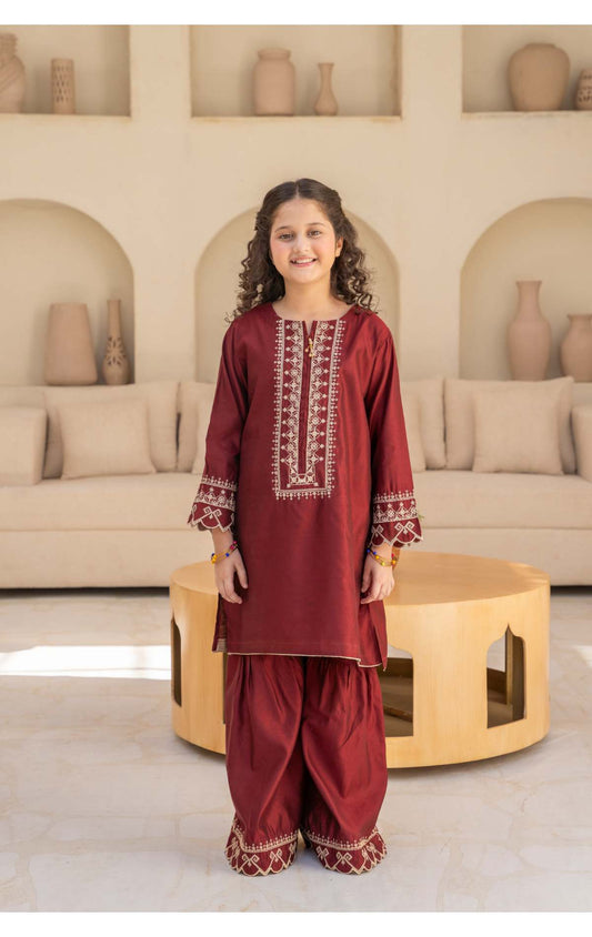 Embroidered Kameez & Gharara