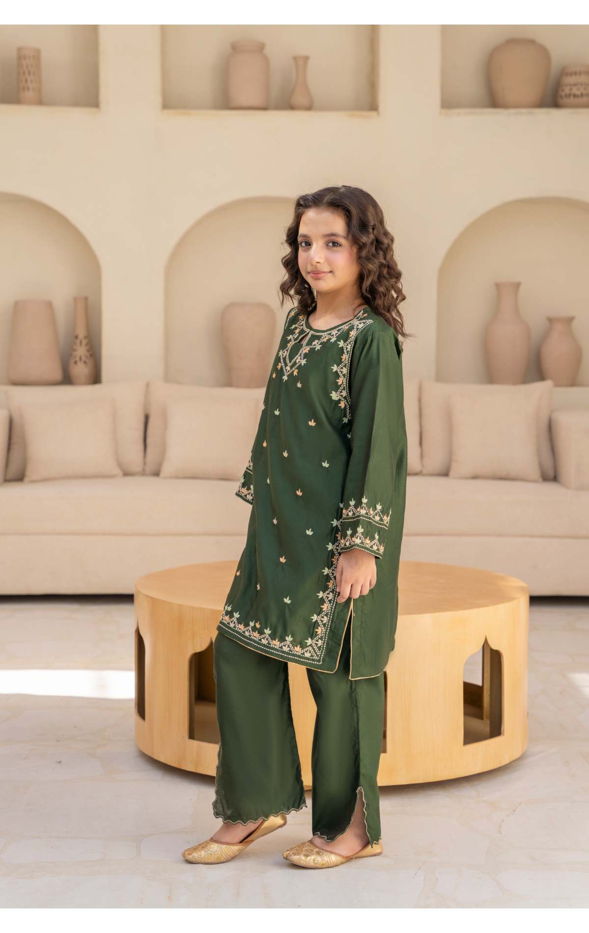 Embroidered Kameez & Trouser