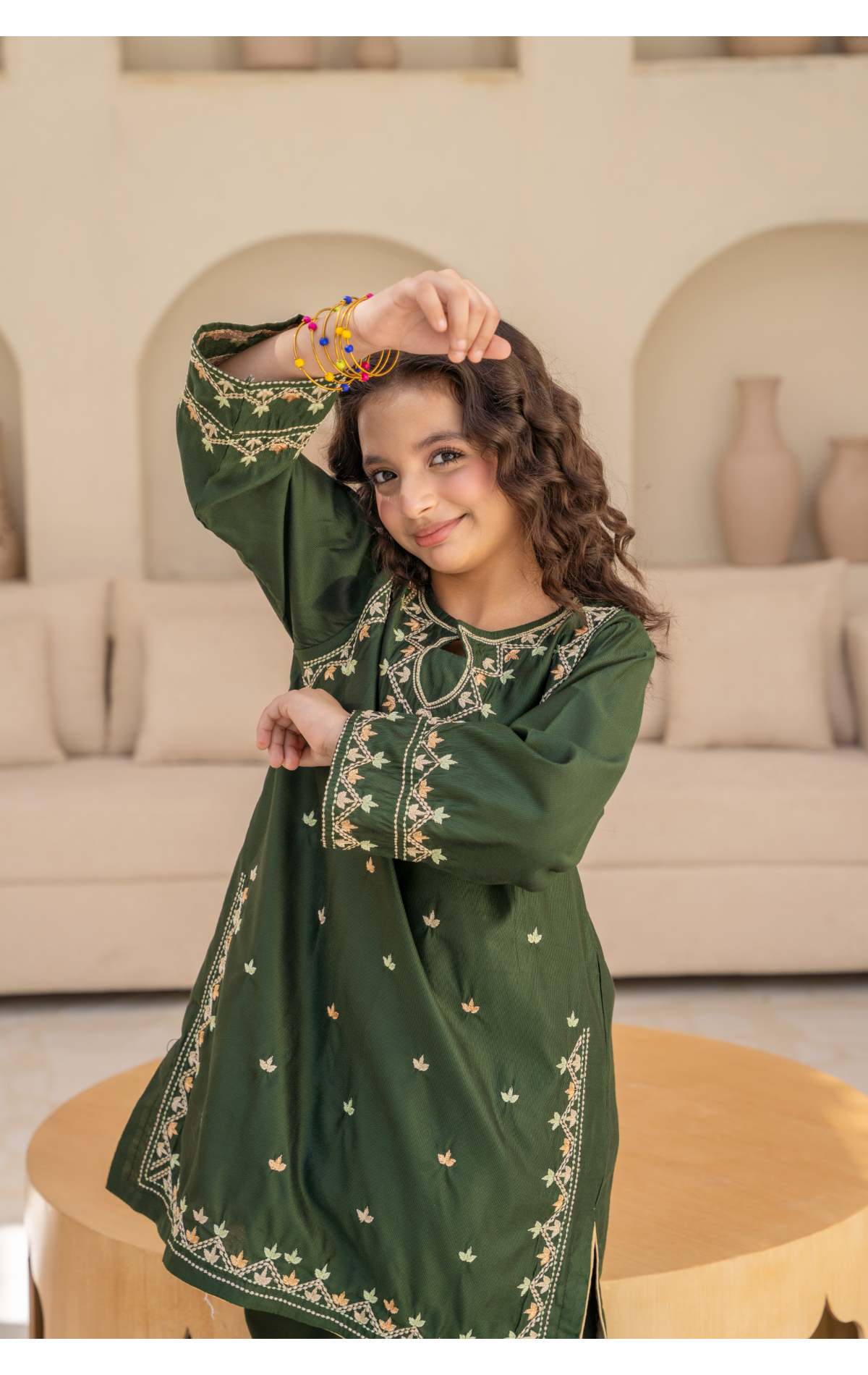 Embroidered Kameez & Trouser