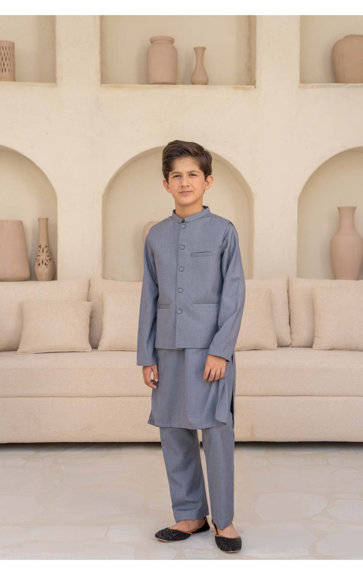 Boy's Shalwarsuit&Waistcoat