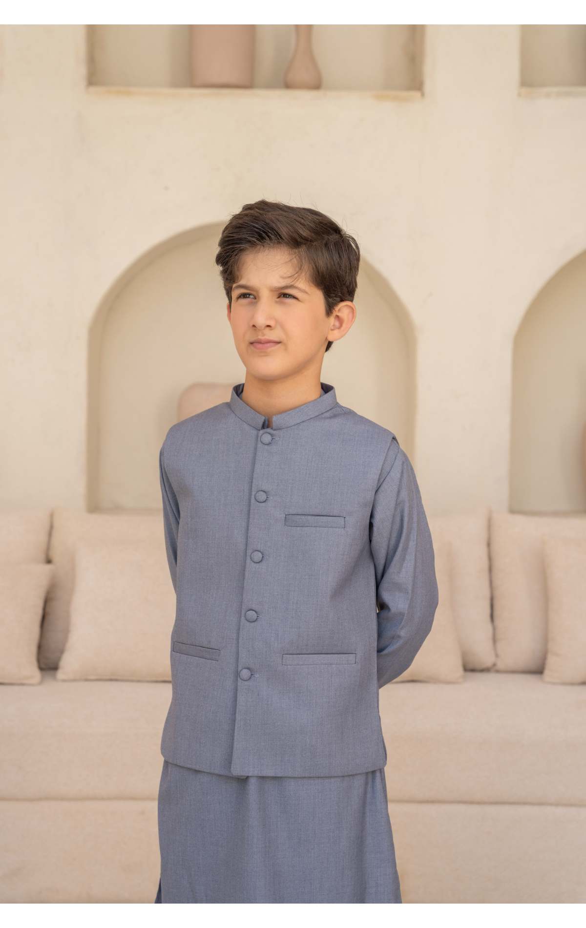Boy's Shalwarsuit&Waistcoat
