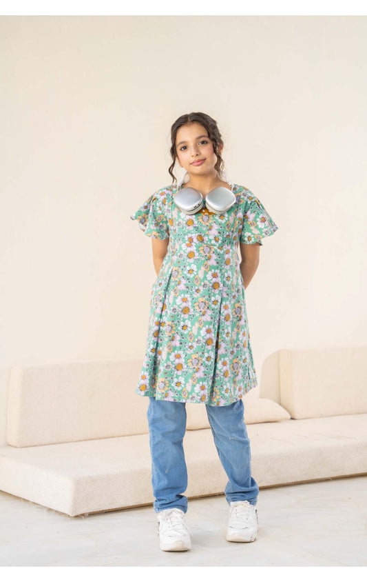 Floral Printed Frock