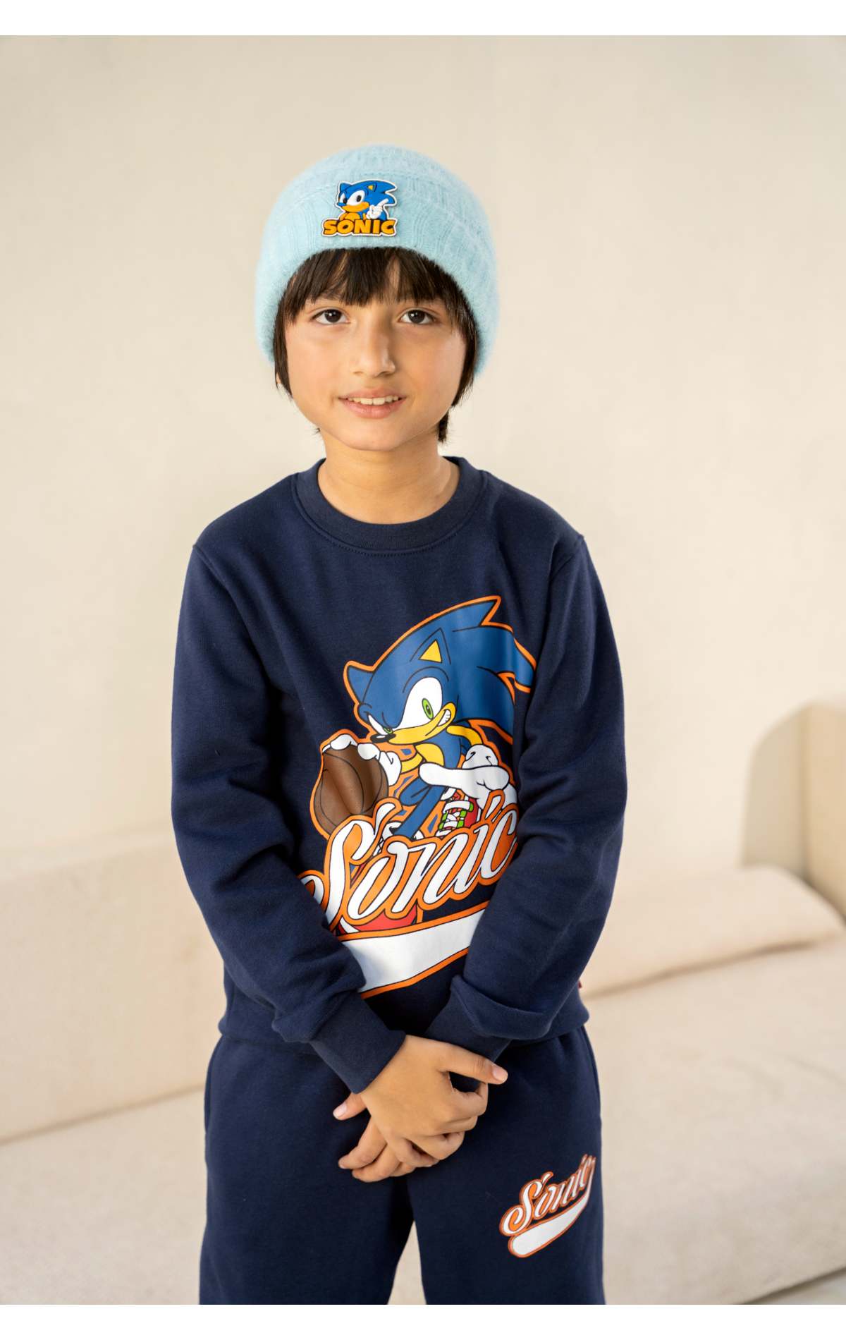 Sonic Grapic Sweatshirt & Trouser Set