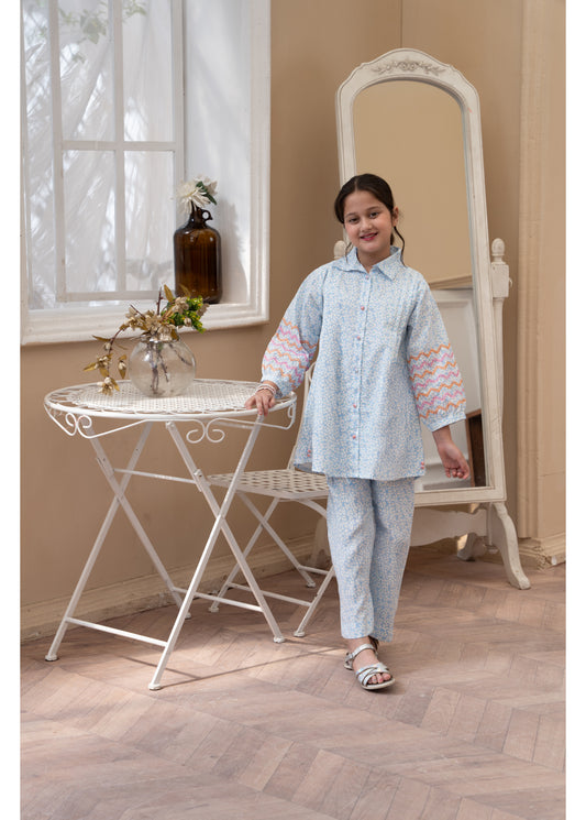 Printed Top with Trouser