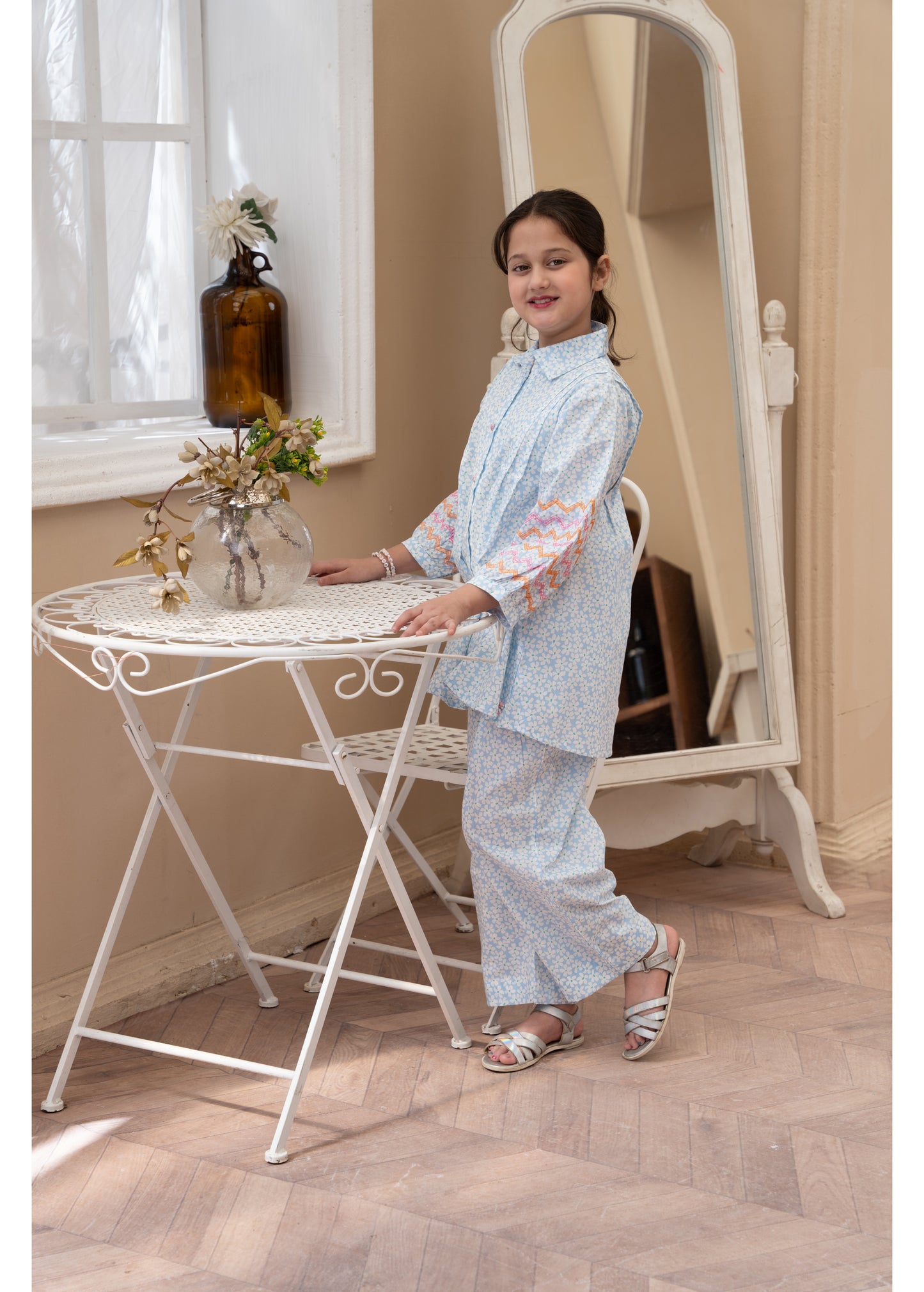 Printed Top with Trouser