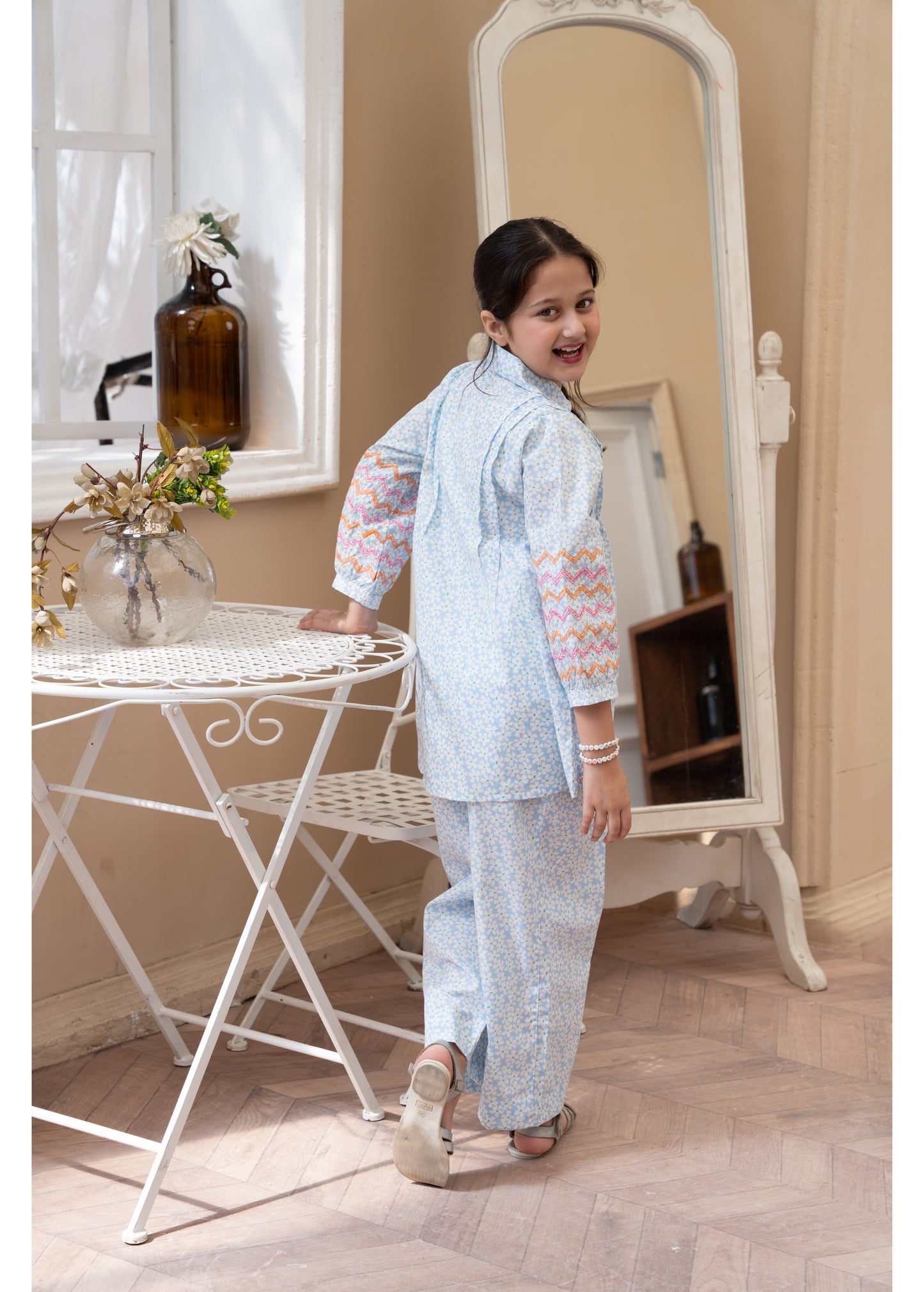 Printed Top with Trouser