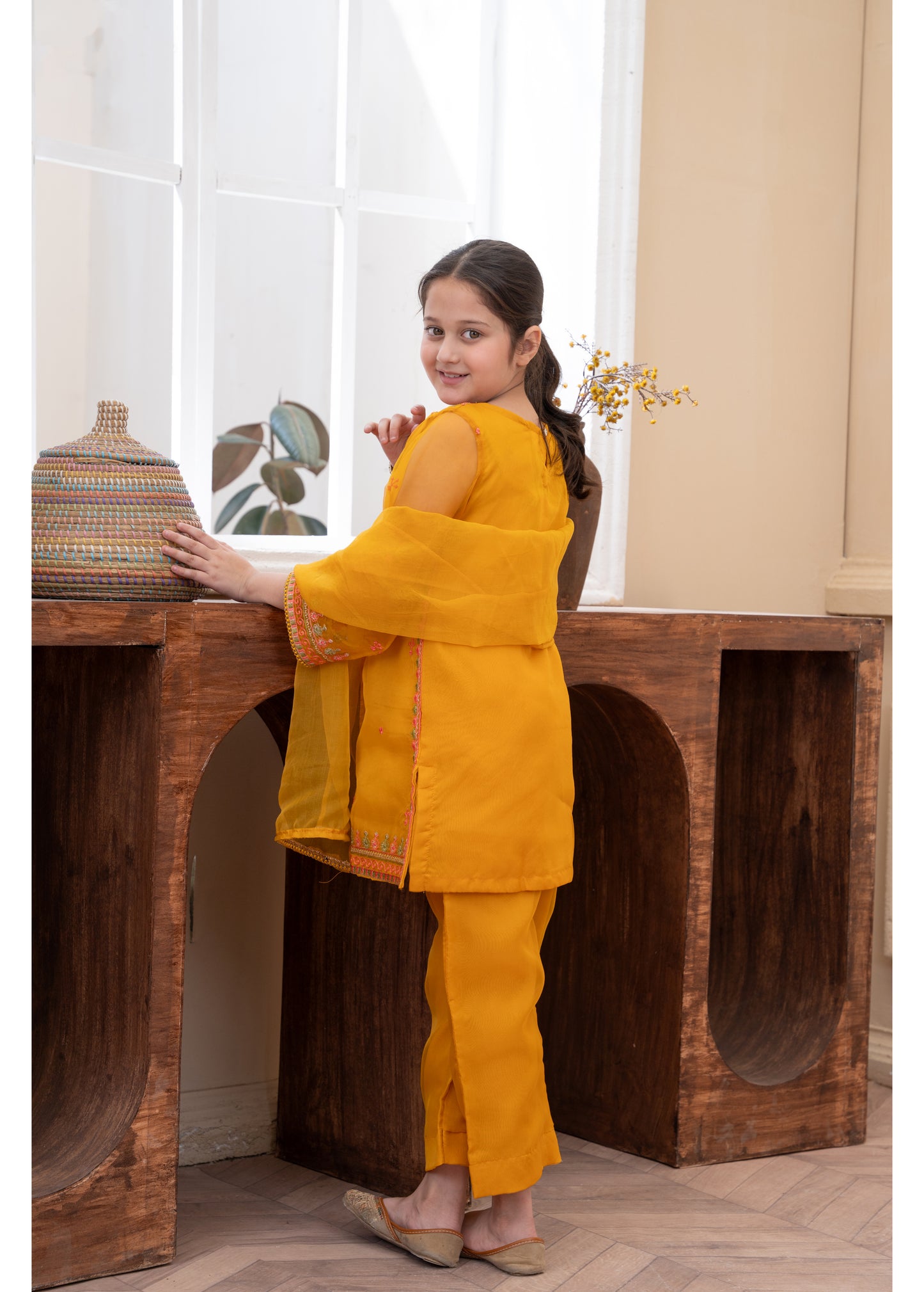 Embellished Kameez & Trouser