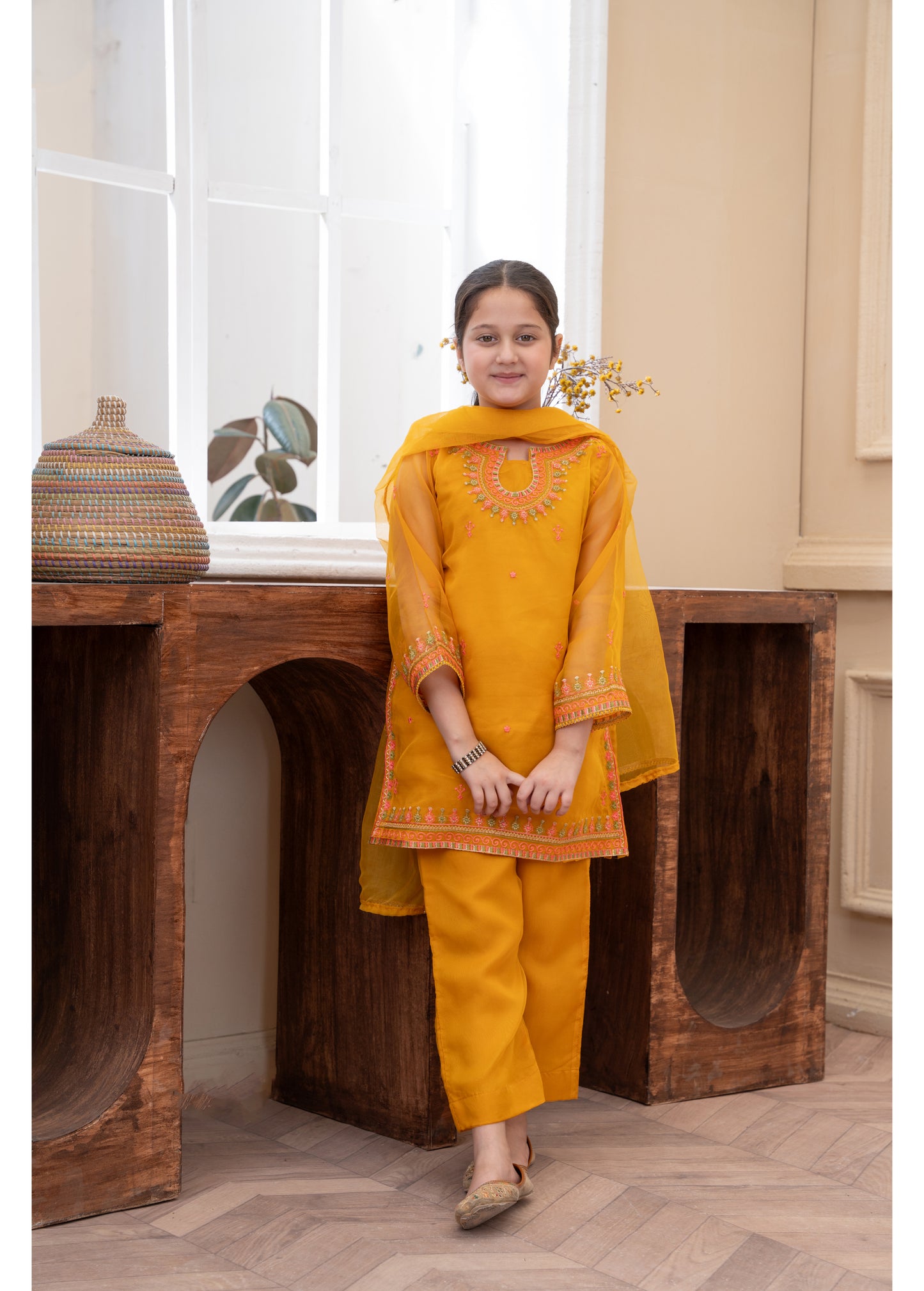 Embellished Kameez & Trouser