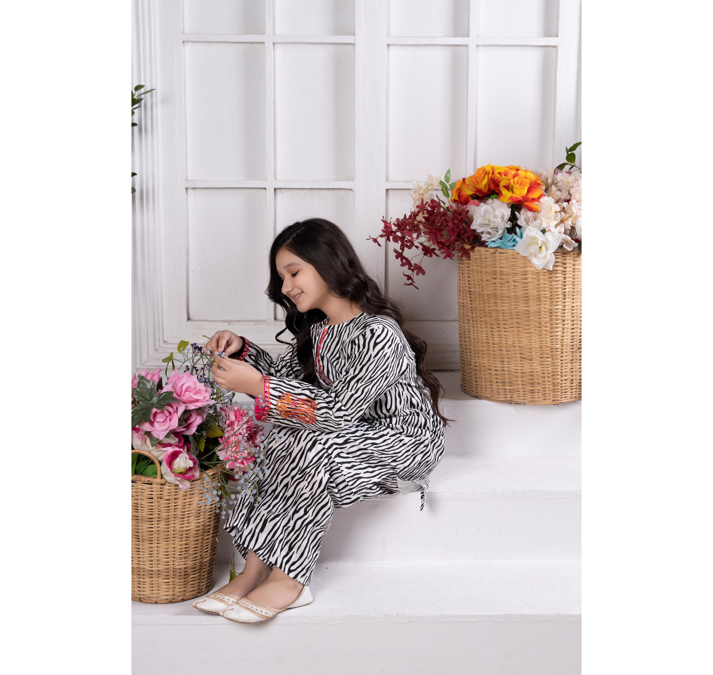 Printed Kameez Trouser