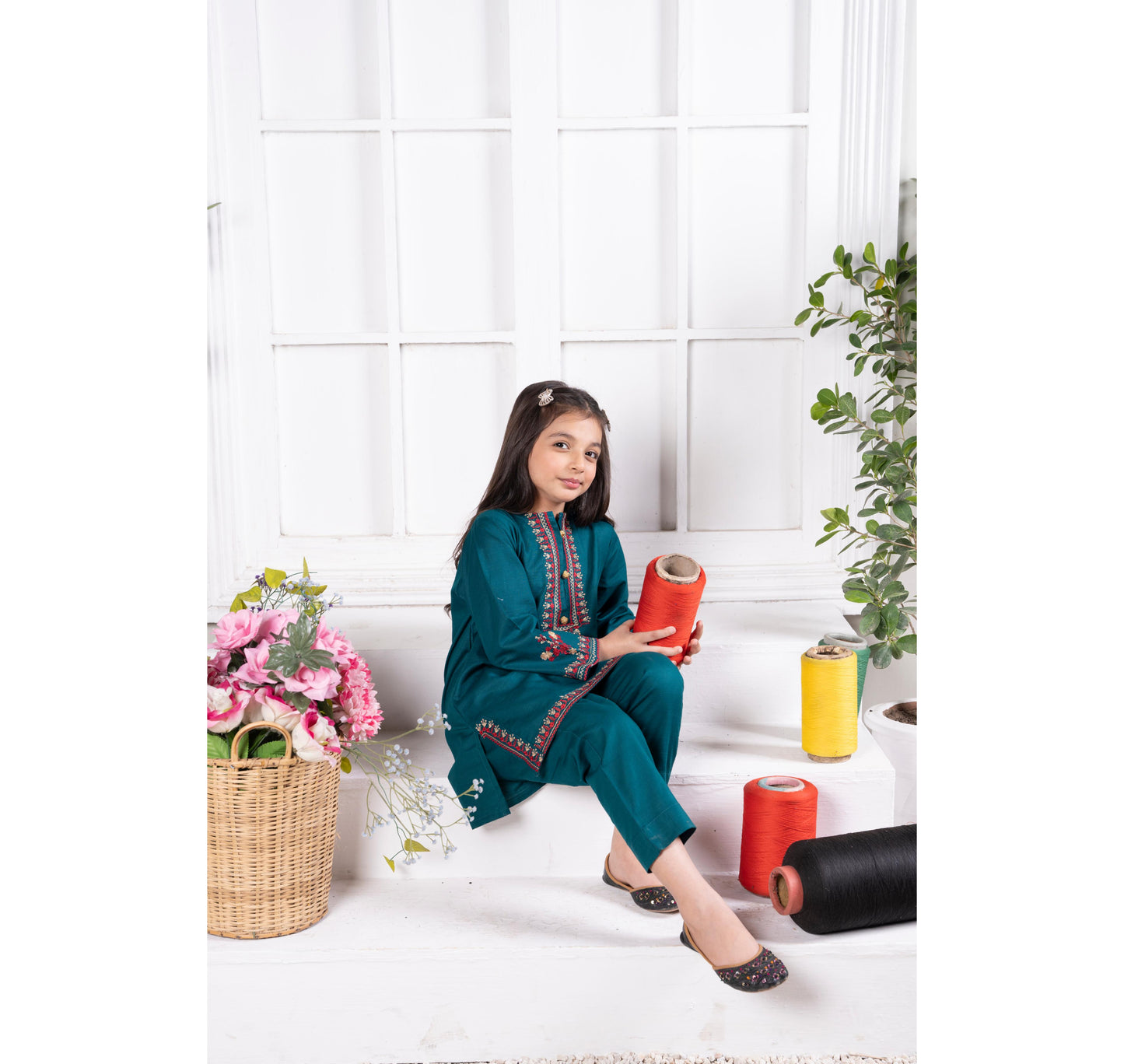 Hand Embroidered Kameez Trouser