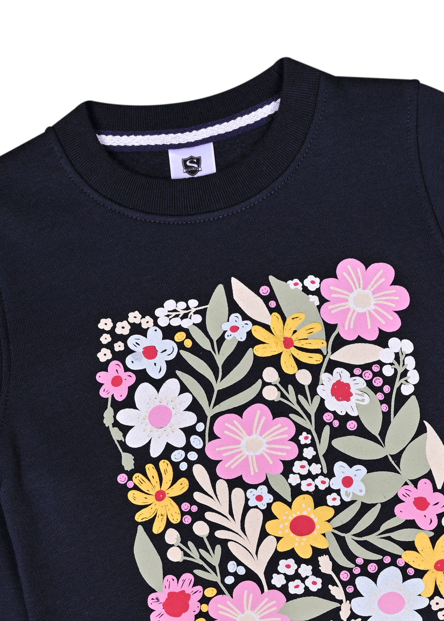 Floral Blue SweatShirt