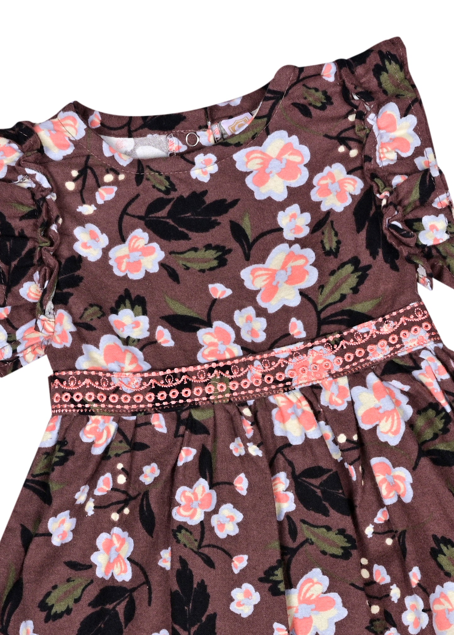 Floral Embroiderd Frock