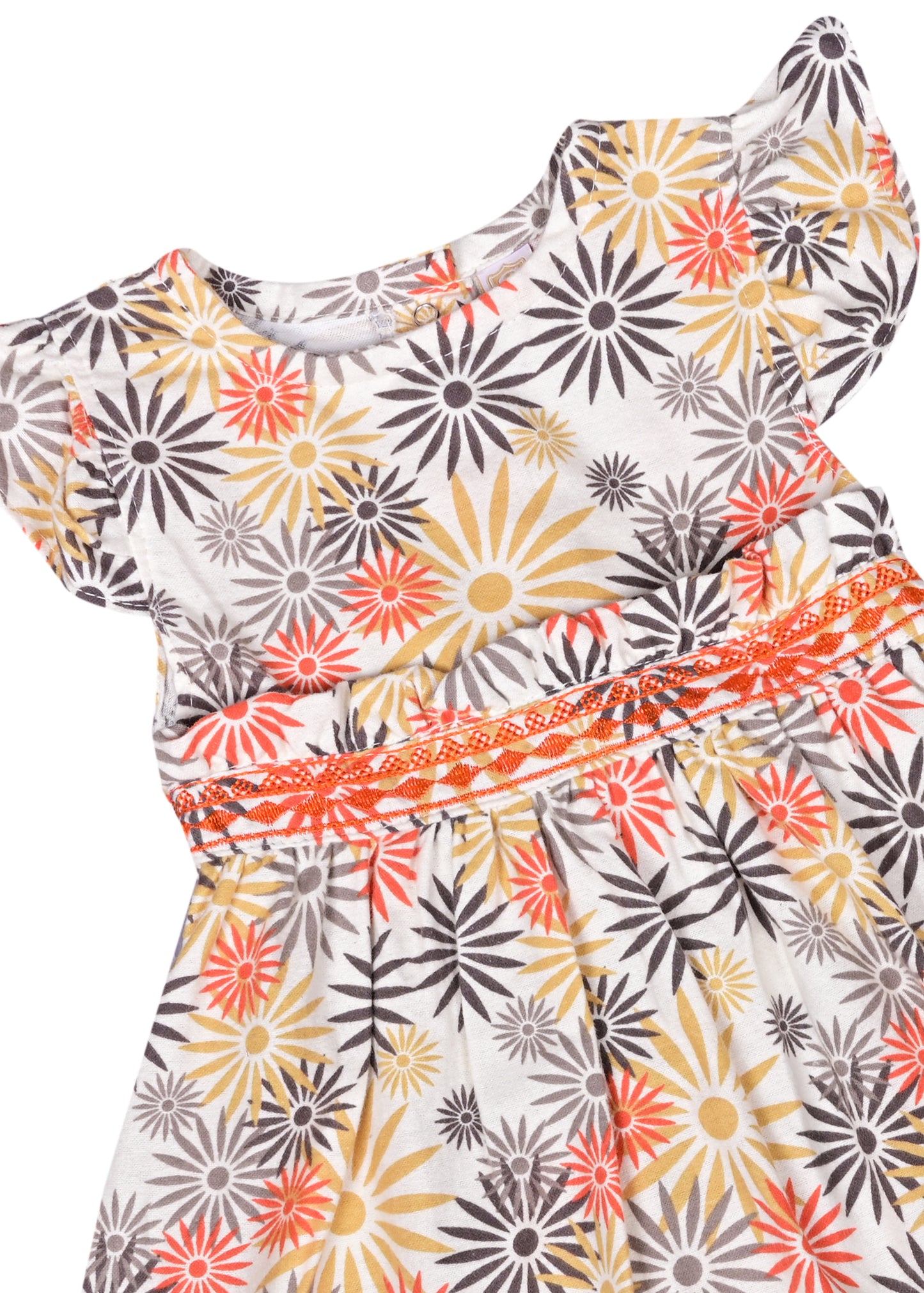 Floral Embroiderd Frock