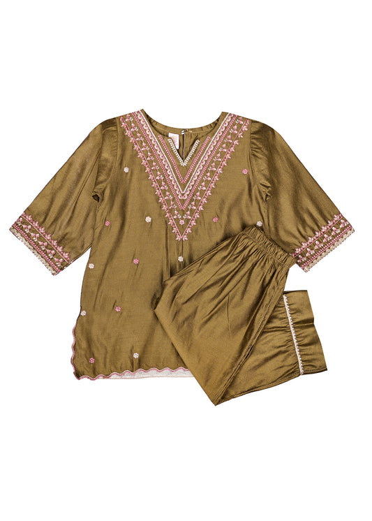 Embrodered Kameez & Trouser