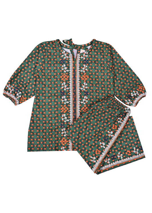 Embroidered Kameez With Flapper