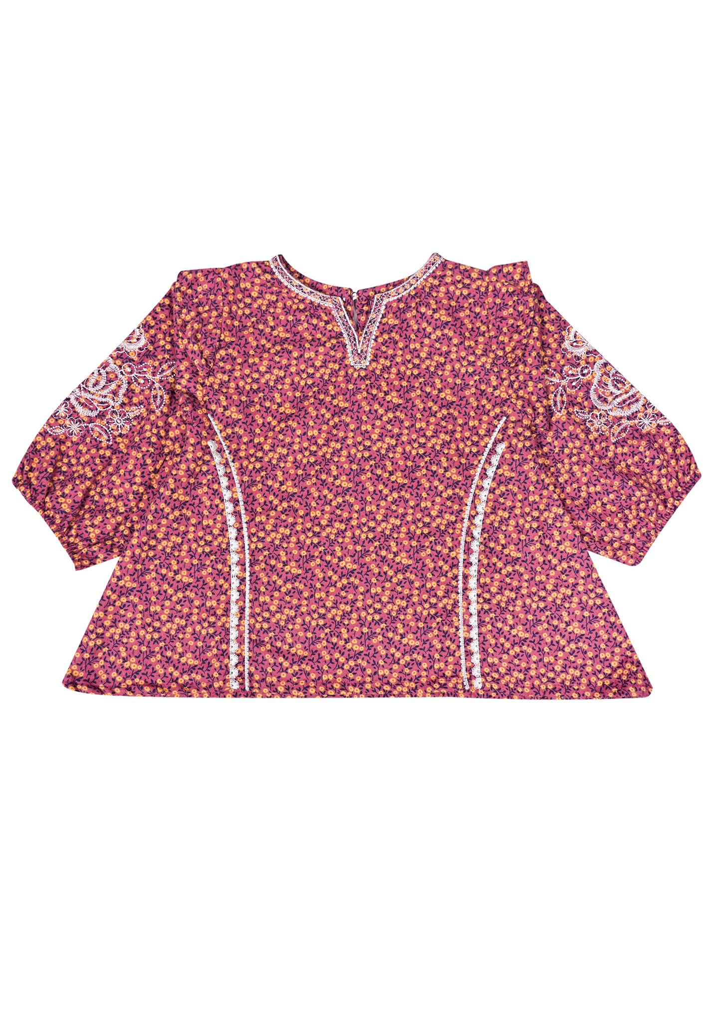 Embroidered Kameez With Flapper
