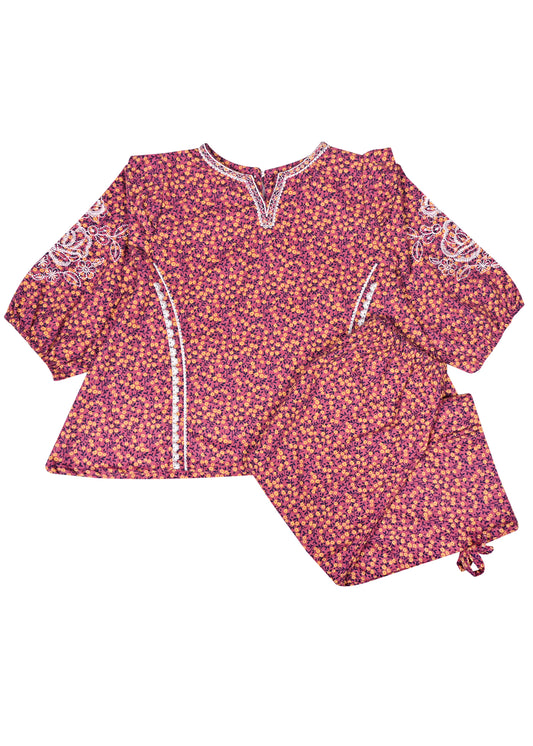 Embroidered Kameez With Flapper