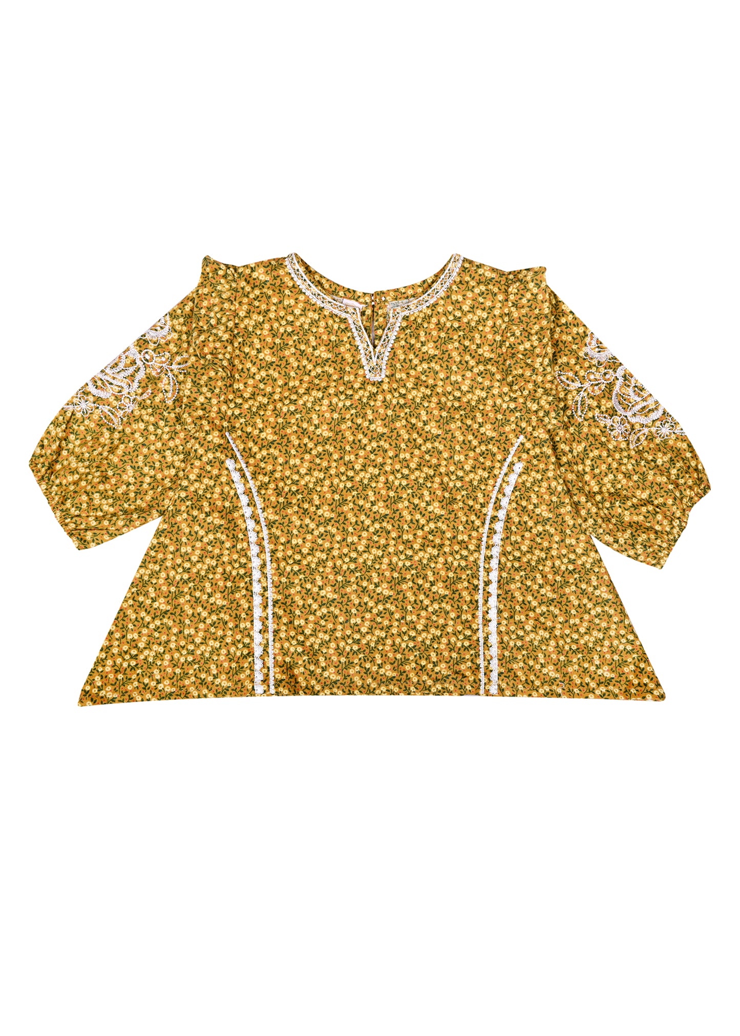Embroidered Kameez With Flapper