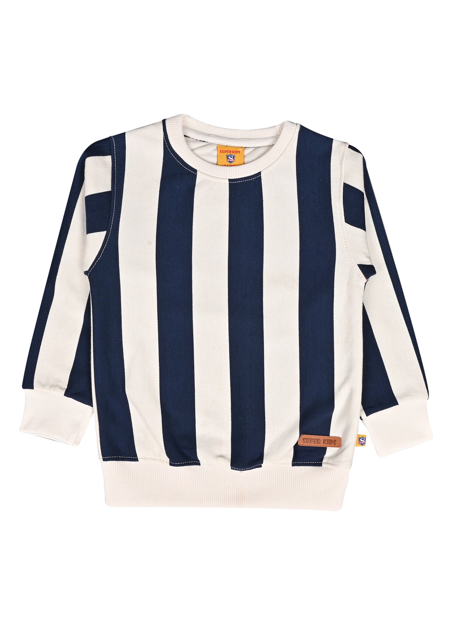 Stripped Lining Sweatshirt