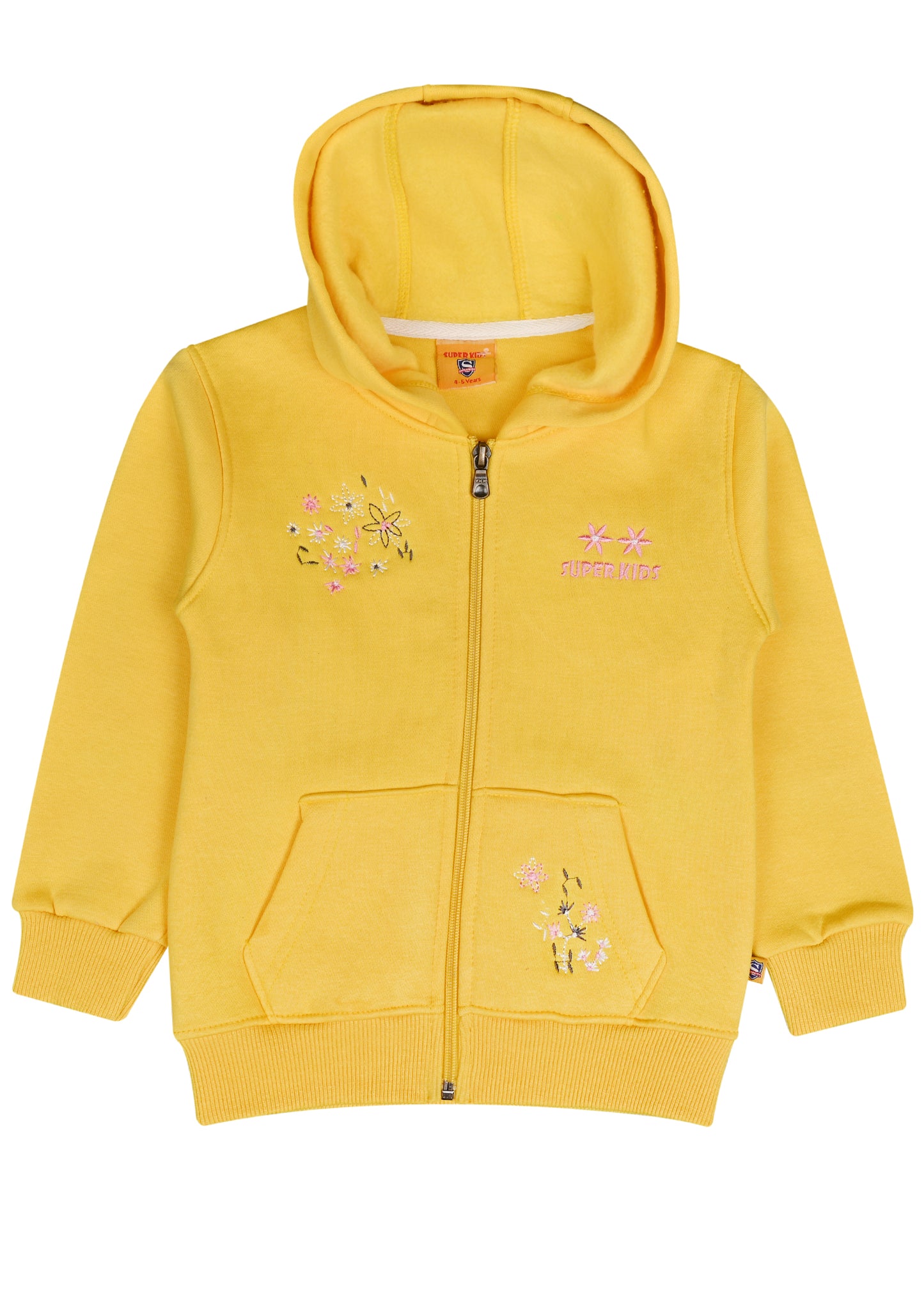 Yellow Zipper Hoodie