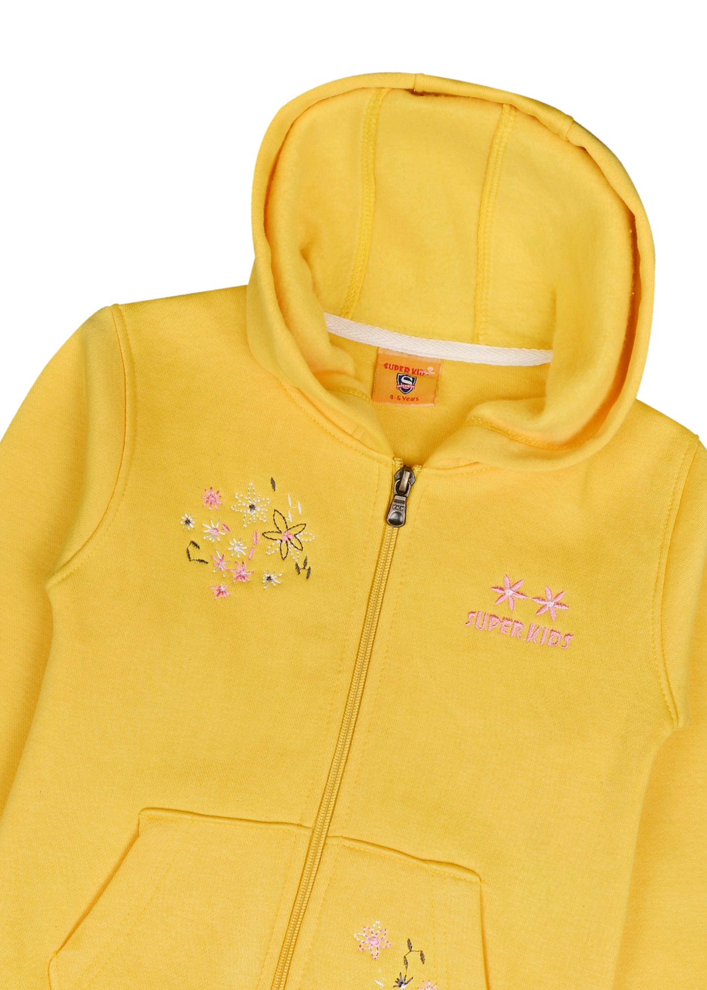 Yellow Zipper Hoodie