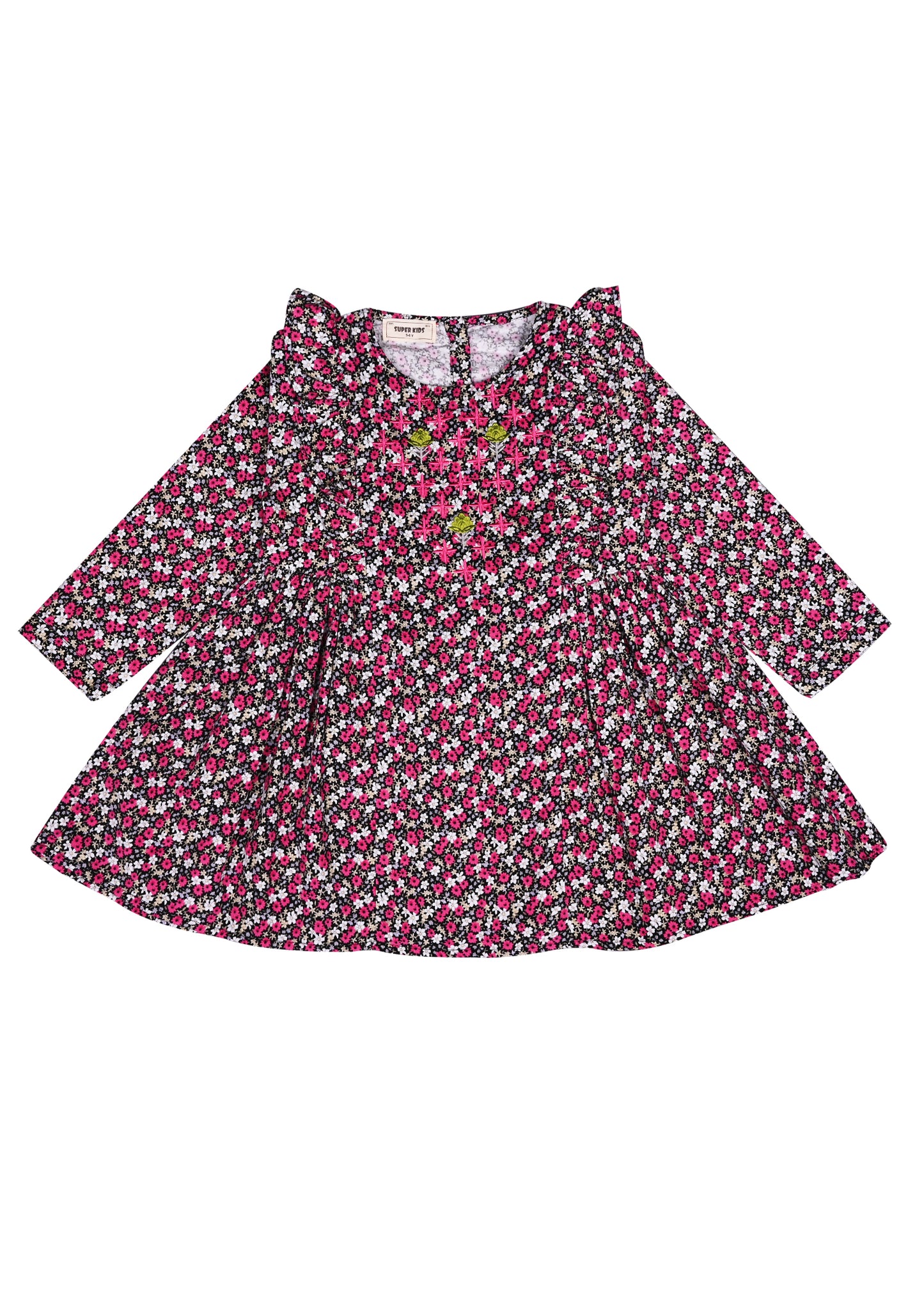 Corduroy Pink Floral TOP