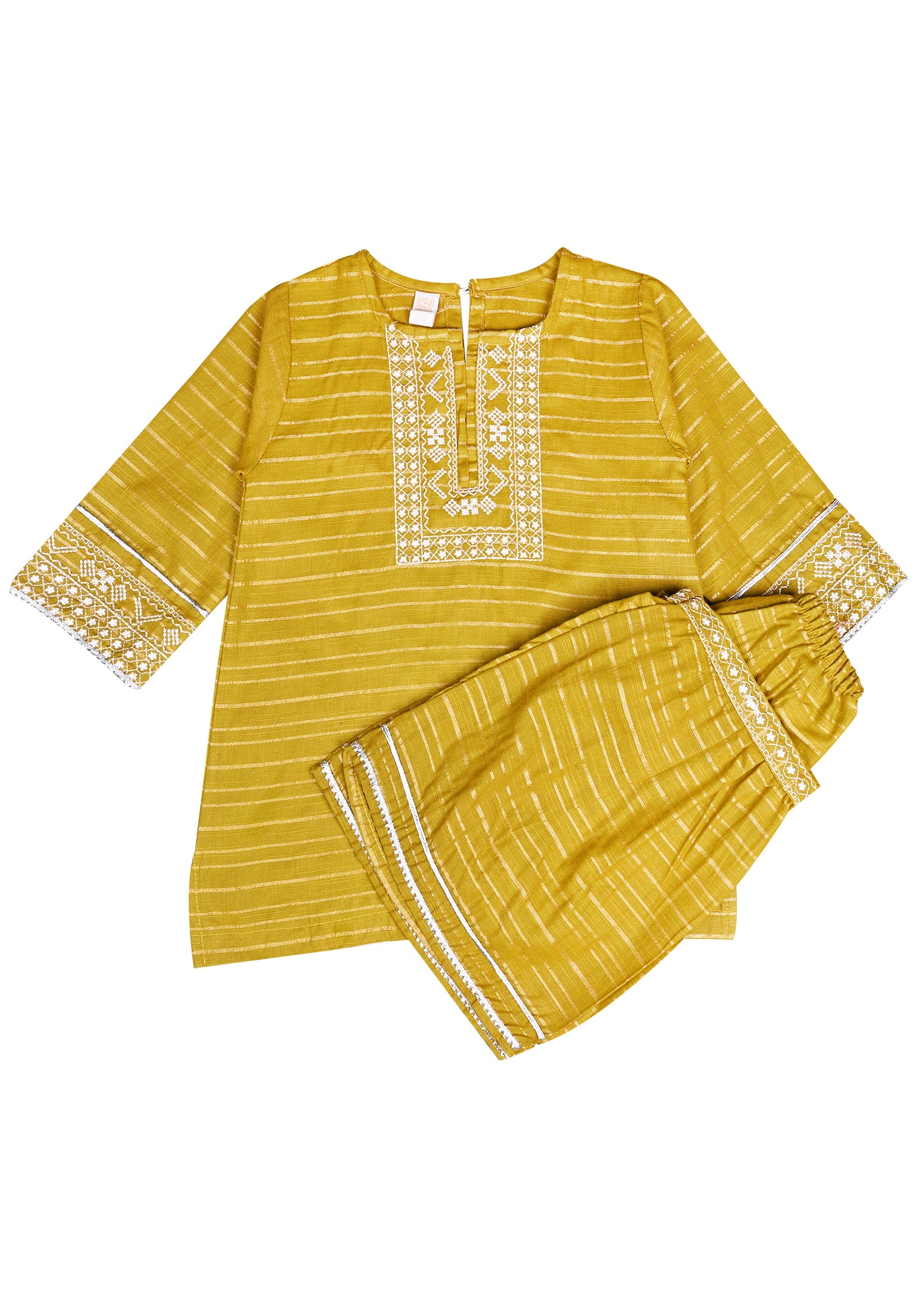 Embroidered Kameez & Gharara