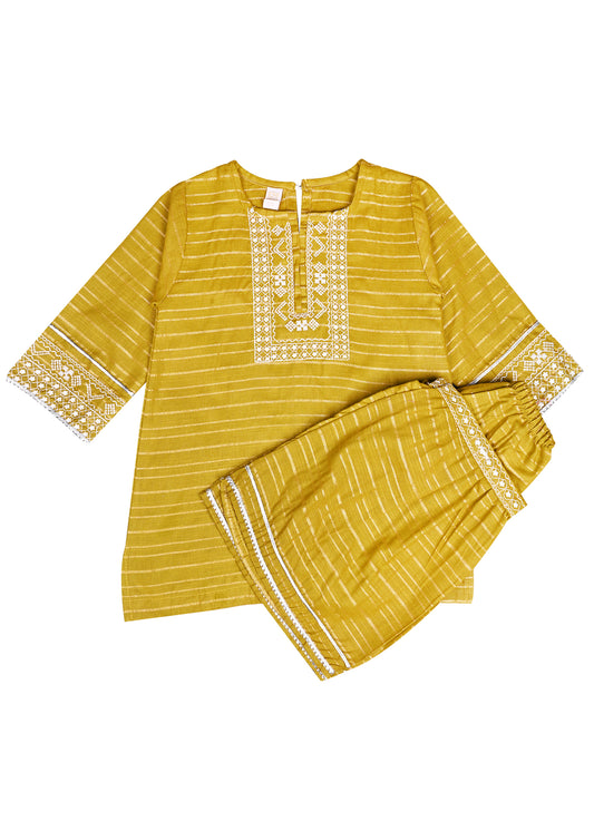 Embroidered Kameez & Gharara