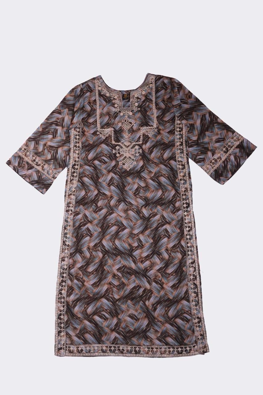 Ladies 2PC Embroiderd Lawn Dress