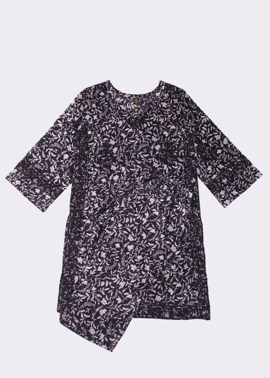 Ladies 2PC Printed Lawn Dress