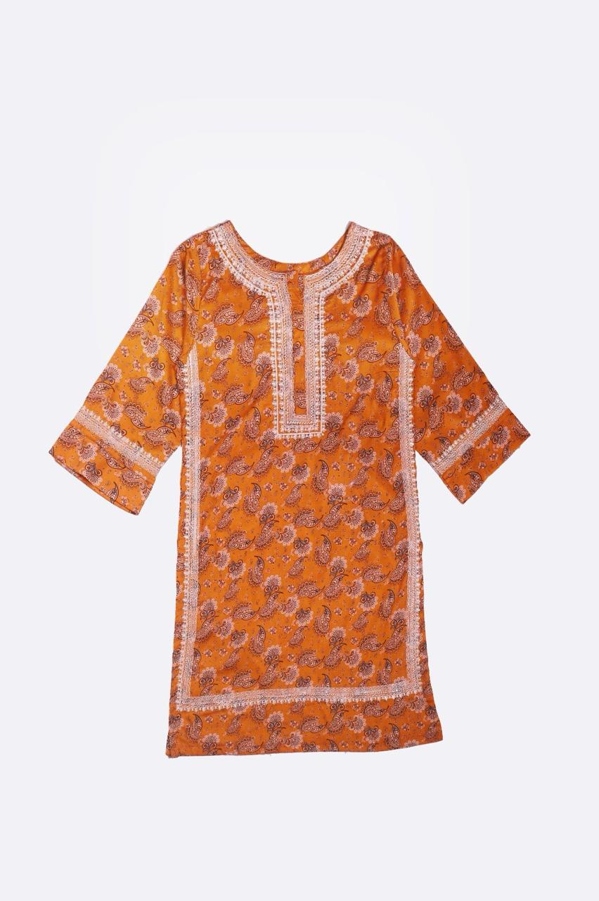 Ladies 2PC Embroiderd Lawn Dress