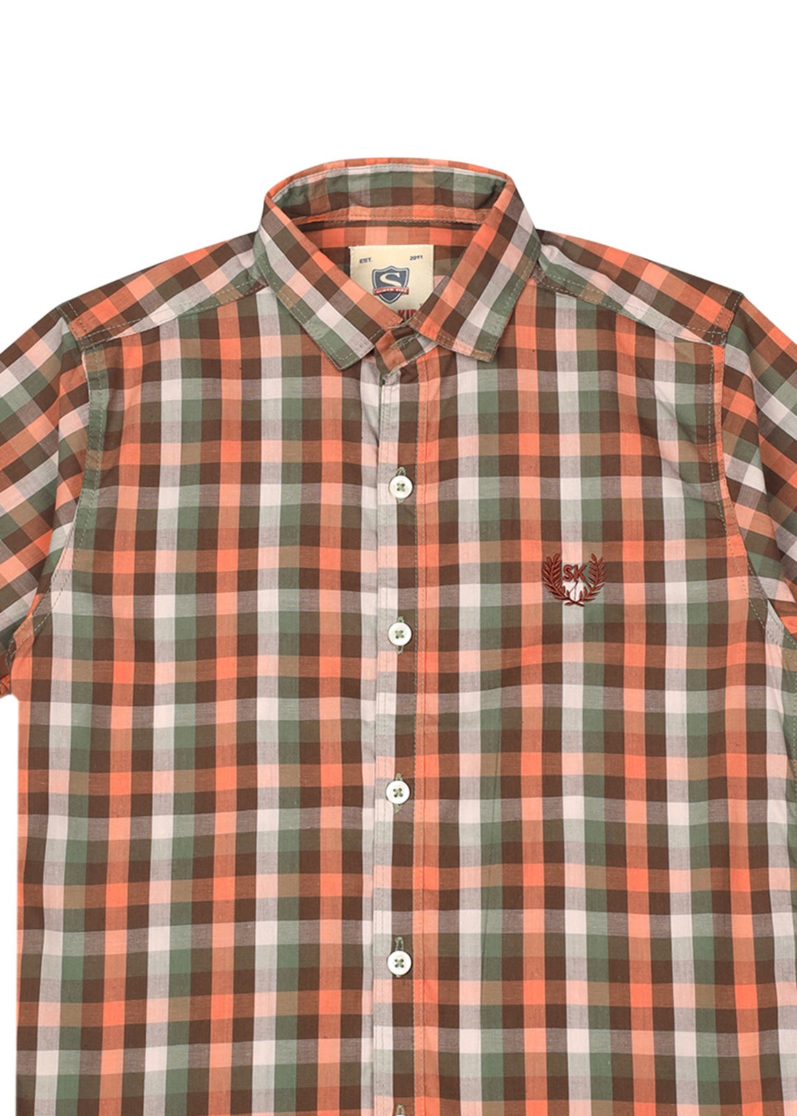 Checked Buttom Up Shirt
