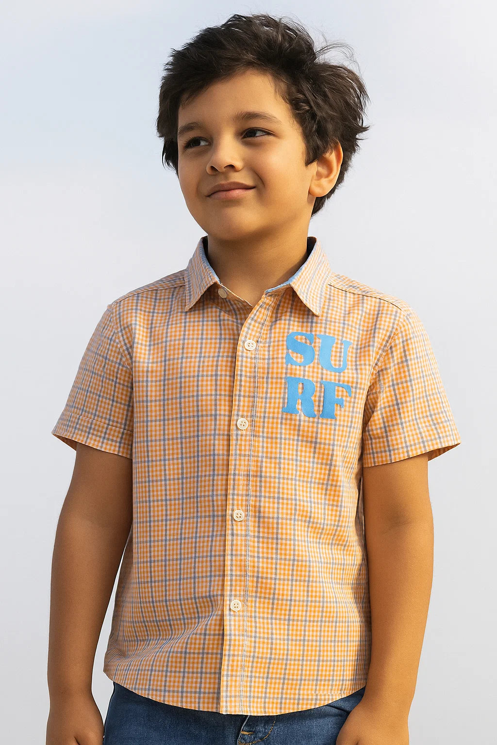 Surf Grapic  Botton-Up Shirt
